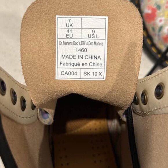 Dr. Martens Womens 1460 Pascal Floral Mash Up - Picture 4 of 4